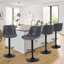 Swivel Upholstered Adjustable Height Counter Stool with Metal Frame-1966972627-1992063749