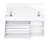Entryway Bench with Shoe Storage,Adjustable 3-Tier Flip-Up Drawers & Hidden Cabinet,Space-Saving Shoe Organizer,Triple Storage and Modern Design,for Hallway and Living Room,White