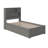 Brevyn Solid Wood Bookcase Storage Platform Bed with Footboard & Roll Out Trundle-213563537-138842632
