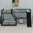 L-Shaped Bunk Bed With Loft Bed, Metal Triple Bunk Bed With Slide And USB Ports-964181567