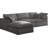 Atis Velvet L-Shaped Sectional Reversible-476492542