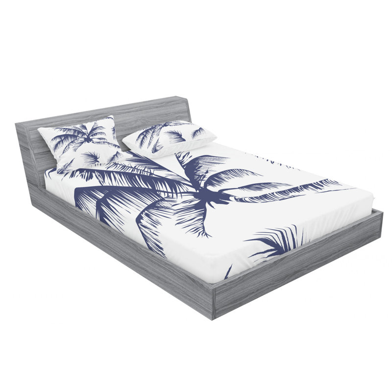 Microfiber Sheet Set, Queen Sheet Set with Fitted Sheet