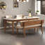 Table de salle à manger de style nordique minimaliste-1900891297