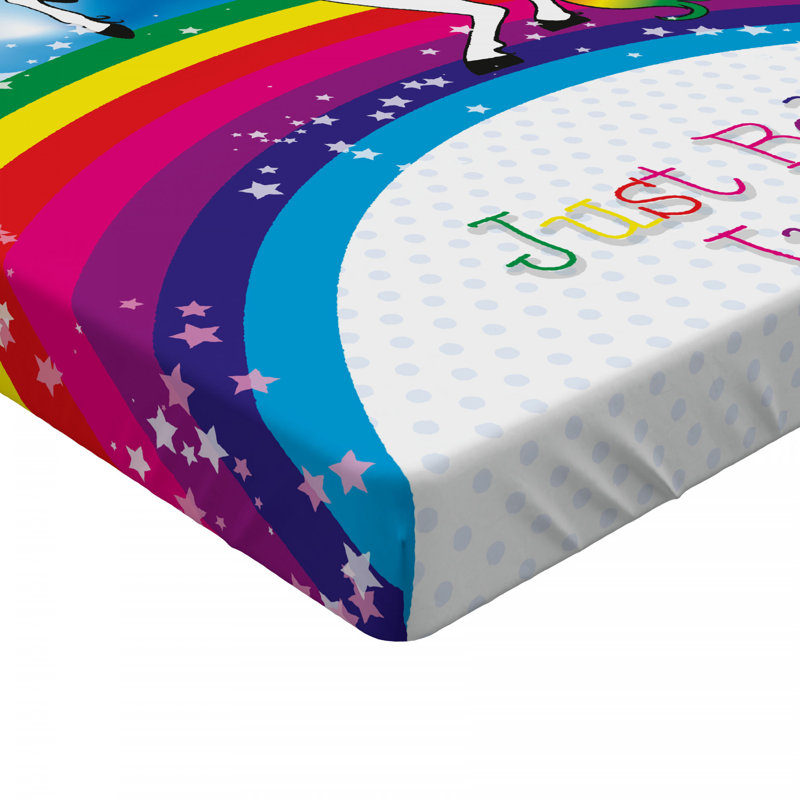 Fantasy Microfiber Fitted Sheet, Twin Fitted Sheet