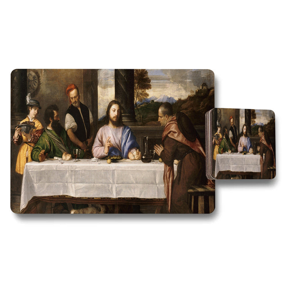 The Last Supper Placemats And Coasters Set For Dining Table Decor