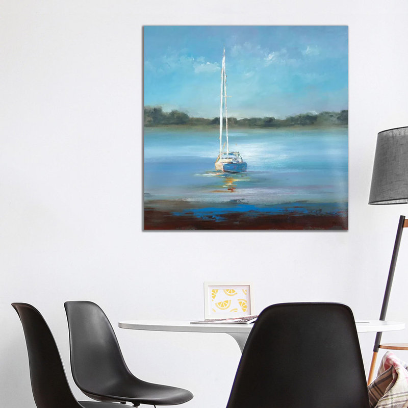 Safe Harbor by Lisa Ridgers - Wrapped Canvas Painting, 93.98 cm H x 93.98 cm W x 1.91 cm D