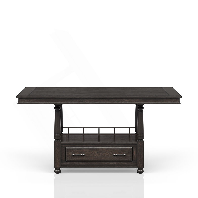 Deep Coffee Counter Height Dining Table