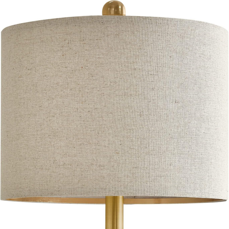 24" Farmhouse 3-Way Dimmable Touch Ceramic Table Lamp Set Of 2 For Bedroom Bedside Lamps With USB A+C Charging Ports For Living Room Nightstand Lamp End Table Lamps