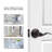 Passage Door Lever with Round Rosette-43663652