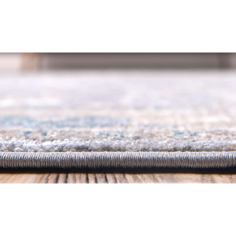 Gwendolyn Floral Indoor Rug, Round 6'1" - 3