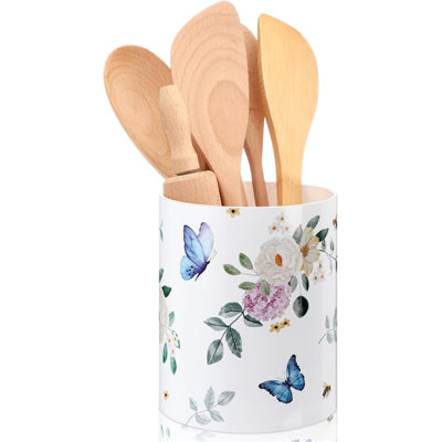 Ceramic Marble Kitchen Utensil Rack