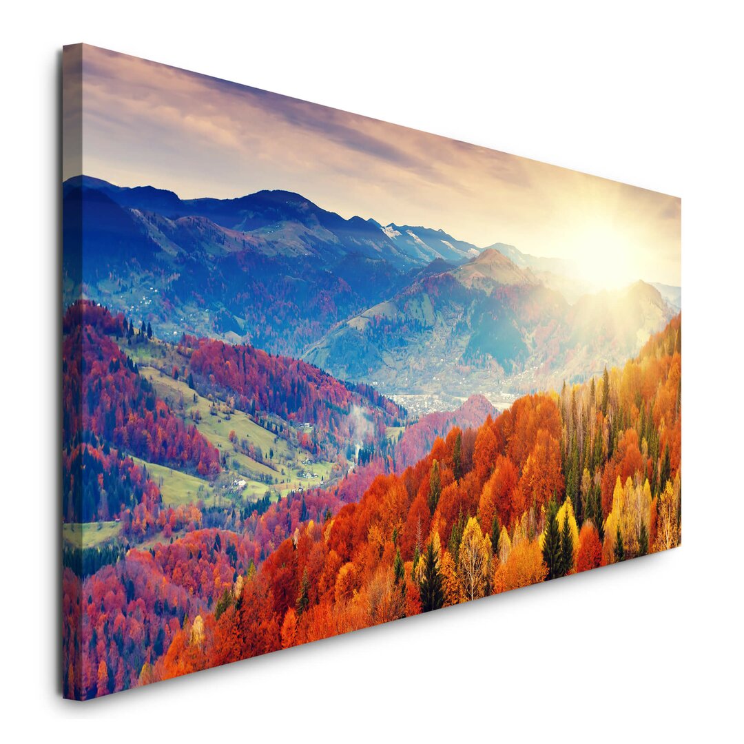 Leinwandbild Herbstlandschaft