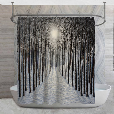 Rideau de douche Winter Forest