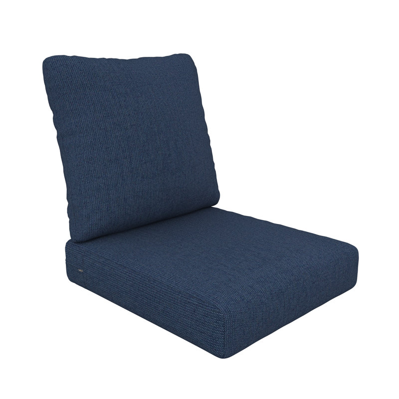 Deep Seating Outdoor Sunbrella® Seat/Back Cushion, Spectrum Indigo Sunbrella®