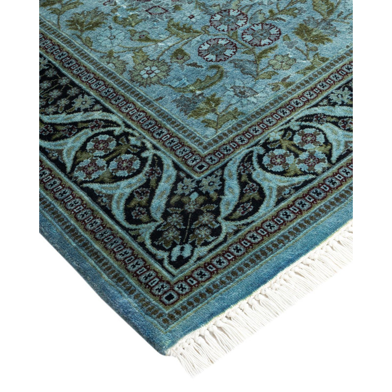 Fine Vibrance One-of-a-Kind 2' 7" X 10' 1" Hand Knotted Area Rug