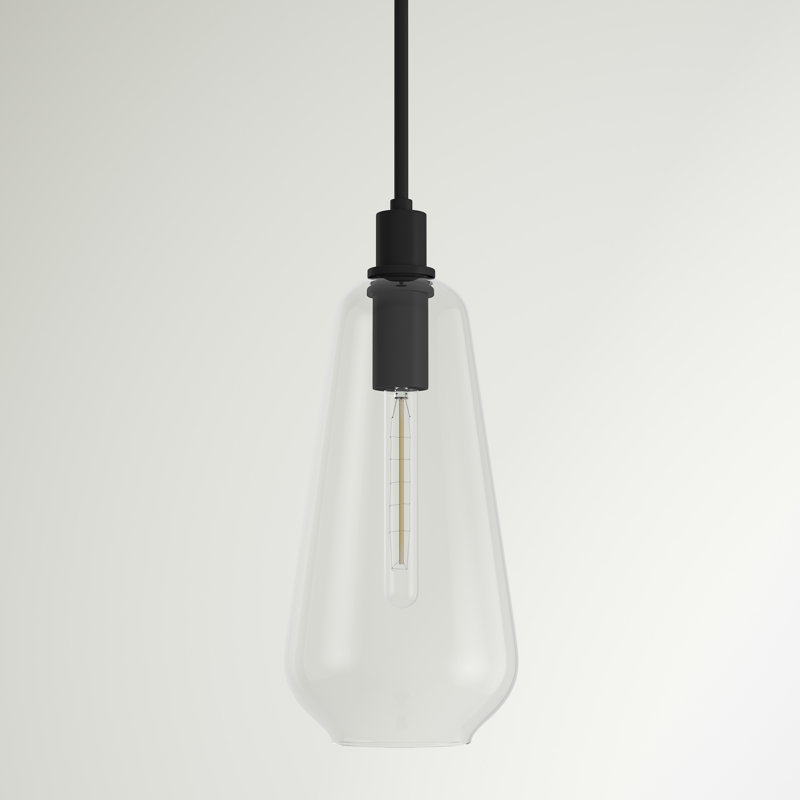 Caudillo 1 - Light Single Pendant, Black
