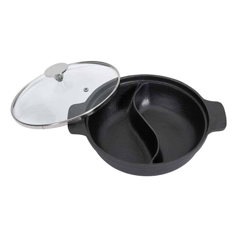 Living And Home Cast Iron Soup Pot
