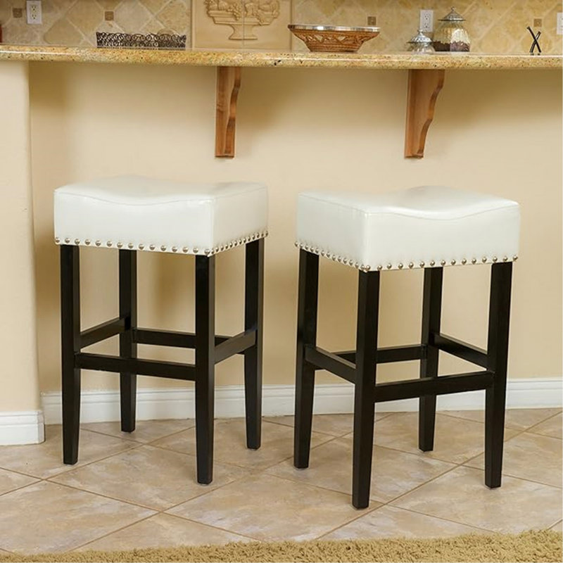 Set Of 2 Backless Counter Stools
