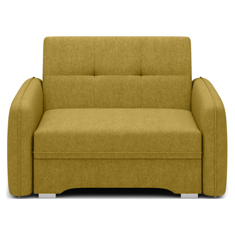 Sarlota 2 Seater Sofa Bed, Yellow