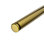 Tube Brixwell R0D3472BR avec un embout pour finition en laiton poli de 1/4 po à 1/2 po (6 mm à 12 mm) d'épaisseur