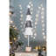 Iron Tree - Set of 2 - 4.5" x 2.5" x 22.5" - Black/White