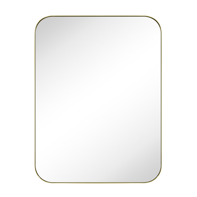 Miroir mural Josilyn, Or brossé, 40 po x 30 po