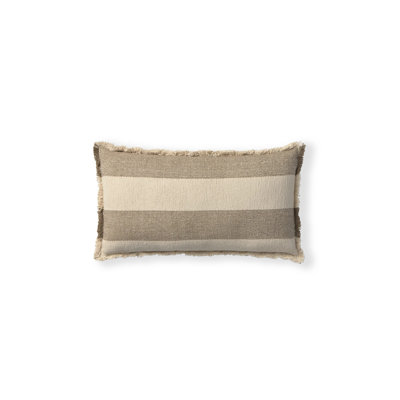 Rectangular Cushion Lines Brown