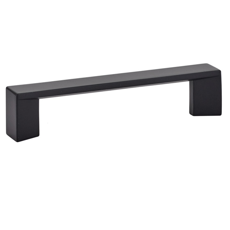Trinity 6" Center to Center Bar Pull, 4", Flat Black