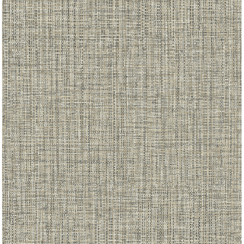 Mavis 10.06m x 52.07cm Semi-Gloss Paste the Wall Wallpaper Roll, Coffee