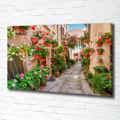 Italian Streets - Wrapped Canvas Print
