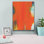 Toile épique «Orange Tide» par Jan Weiss, 40 po x 54 po