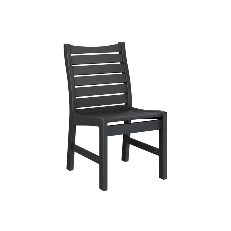 Berlin Gardens Bristol Natural Dining Chair, Black