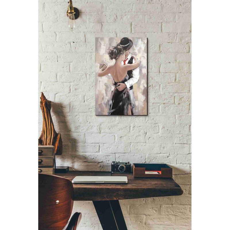 'Tango' by Alexander Gunin, Canvas Wall Art, 18" H x 12" W x 0.75" D