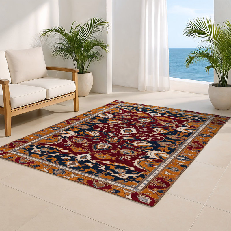 Tapis d'intérieur et d'extérieur Tabriz, Rectangulaire 3 pi x 5 pi