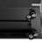 Metal Storage Cabinet, 72.6 in Rolling Steel Garage Cabinet with 4 Adjustable Shelves, 2 Magnetic Doors & 2 Keys, 5 Tiers Lockable Tool Storage for Pantry, Warehouse, Basement, Office, Black