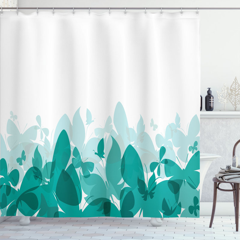 Shower Curtain with Hooks Included