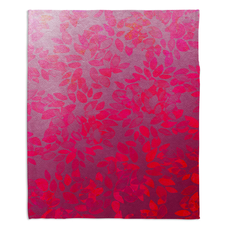 Couverture sherpa doux rose délavé, l 51 po x L 60 po