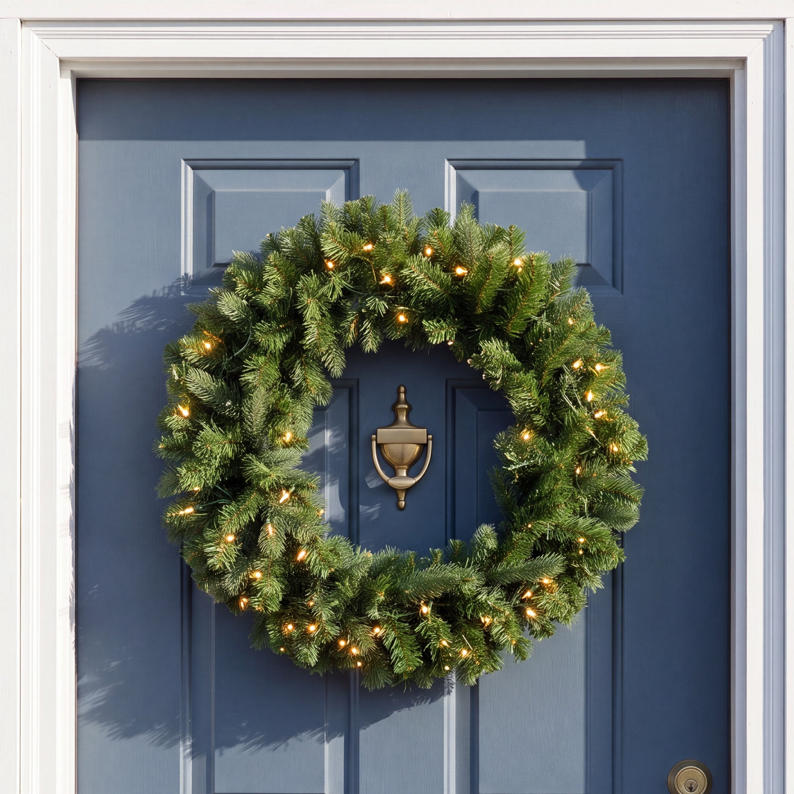 30" Pre-Lit Fir Wreath