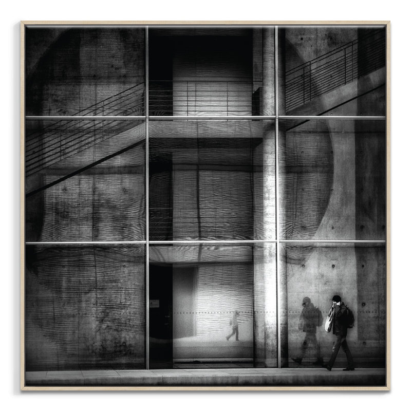 Photographers Lane - Print on Canvas, Timber, 76cm H x 76cm W