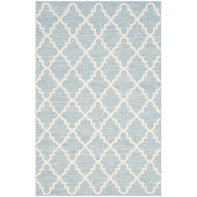 Lockbourne Hand Woven Cotton Geometric Rug
