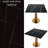 33.5'' Sintered Stone Solid Wood Square Dining Table-2006281429