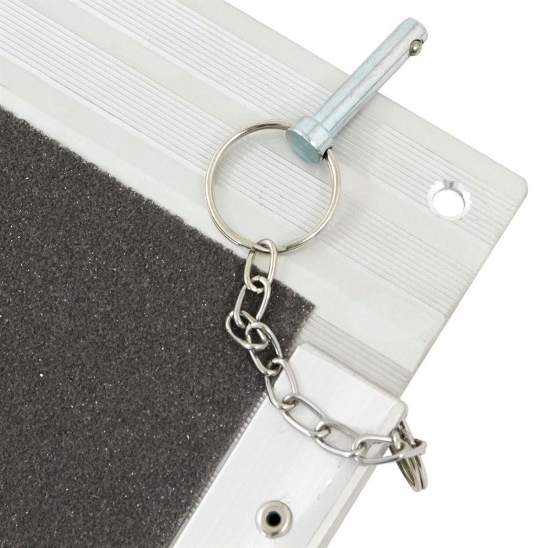 Rampe portative pliante pour fauteuil roulant en aluminium, H 60 po x l 30 po x P 60 po