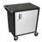 LP Carts Series AV Cart with Locking Cabinet