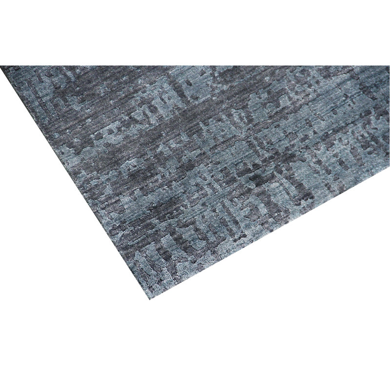 Area Rug in Dark Blue, Rectangle 8' x 10'