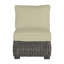 Rustic Woven Sectional Slipper Chair - Slate Grey-600847086-600847099-600847749