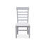 Chaise d'appoint de salle à manger rembourrée grise (2 / Ctn)-116488699