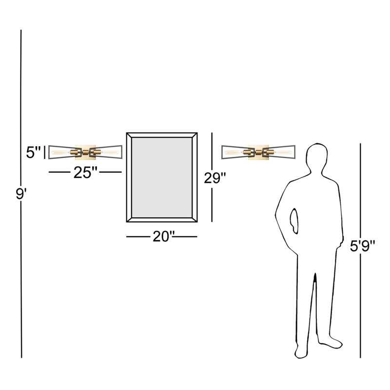 Ziggy Steel Flush Mounted Sconce
