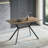 Modern Minimalist Style Dining Table MDF wooden Top Black Metal-576040763