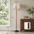 62.2" Solid Wood Standard Floor Lamp with Dimmable Bulb and Remote Control