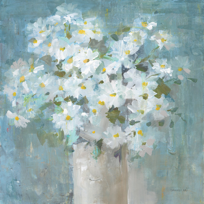 Daisies All Day by Danhui Nai - Wrapped Canvas Art Prints, 76cm H x 76cm W x 3.8cm D